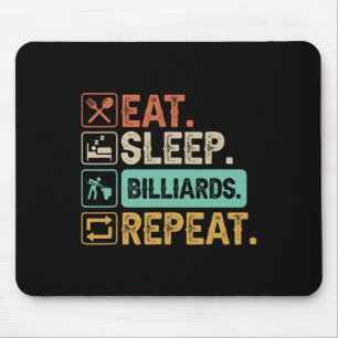 Tapis De Souris Drôle Jeu de Billard 9-ball Joueur Papa Cue Stick 