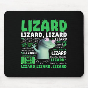 Tapis De Souris Drôle Lizard Mème Animal Femmes Hommes _3