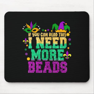 Tapis De Souris Drôle Mardi Gras Costume de fête Masque Hommes Fem
