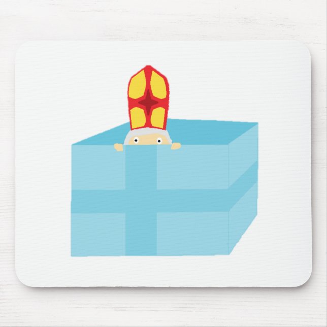 Tapis De Souris Drôle mignon St Nicholas Dutch Sinterklaas Kids Ar (Devant)