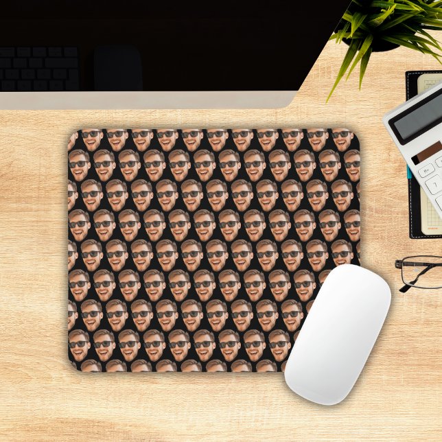 Tapis De Souris Drôle photo de visage personnalisé (Funny Personalized Face Photo Mouse Pad
)