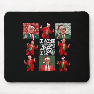 Tapis De Souris Drôle président du Qr Trump danse de Noël M