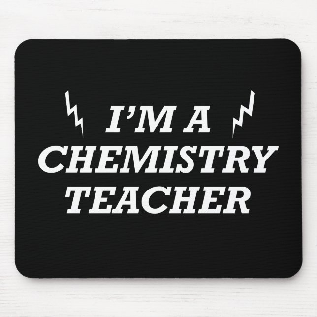 Tapis De Souris Drôle professeurs de chimie citations (Devant)
