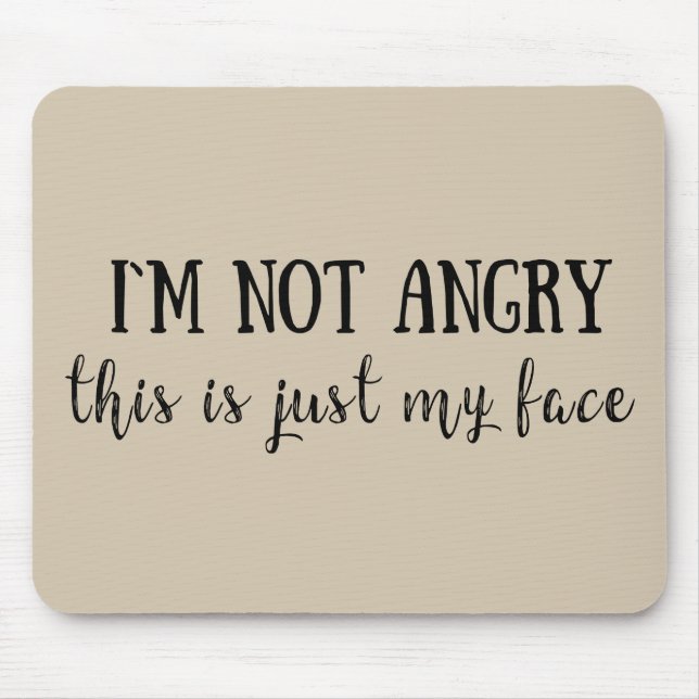 Tapis De Souris Drôle sarcastique provocation introvertie citation (Devant)