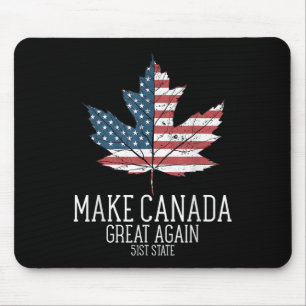 Tapis De Souris Drôle Trump Drapeau Américain Rendre sa grandeur a
