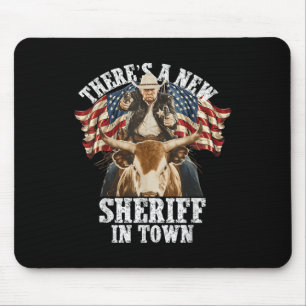 Tapis De Souris Drôle Trump Shirt Cowboy Trump Merchandises Us Dra