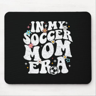 Tapis De Souris Drôle Vintage À Mon Ère De Maman De Football Footb