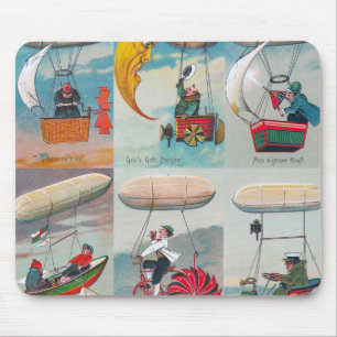 Tapis De Souris drôles de machines à air steampunk wacky invention