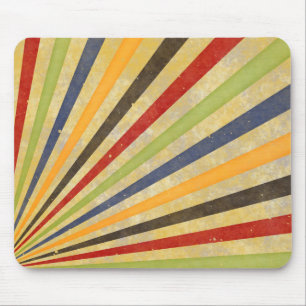 Tapis De Souris Drôles rayons rétro grunge + votre idée