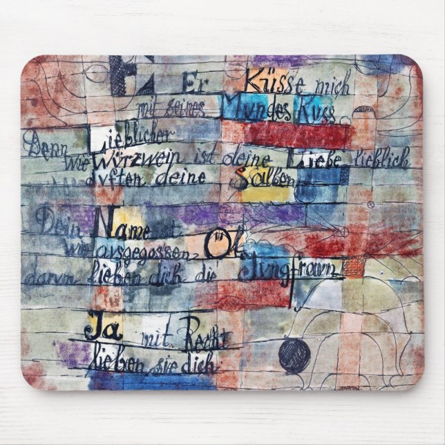 Tapis De Souris Du chant des chansons, Klee (Devant)