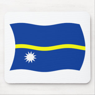 Tapis de souris du drapeau de Nauru