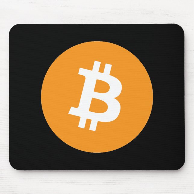 Tapis de souris du logo | de Bitcoin BTC (Devant)