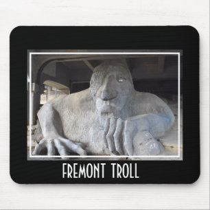 Tapis de souris du Troll de Fremont à Seattle