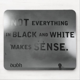 Tapis De Souris Dubh & Bán Mousepad