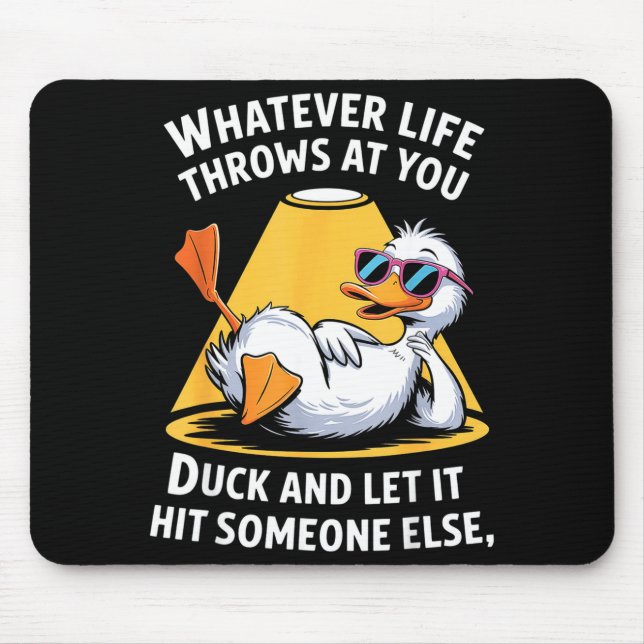 Tapis De Souris Duck Lover Funny Quote For Men Women Boys Kids Gra (Devant)