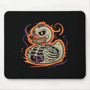 Tapis De Souris Duck Skeleton Rubber Duckie Costume Party