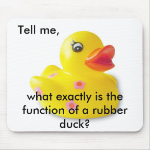 Tapis De Souris Duckie en caoutchouc Mousepad
