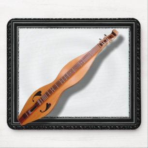 TAPIS DE SOURIS DULCIMER DANS LE CADRE NOIR-MOUSEPAD