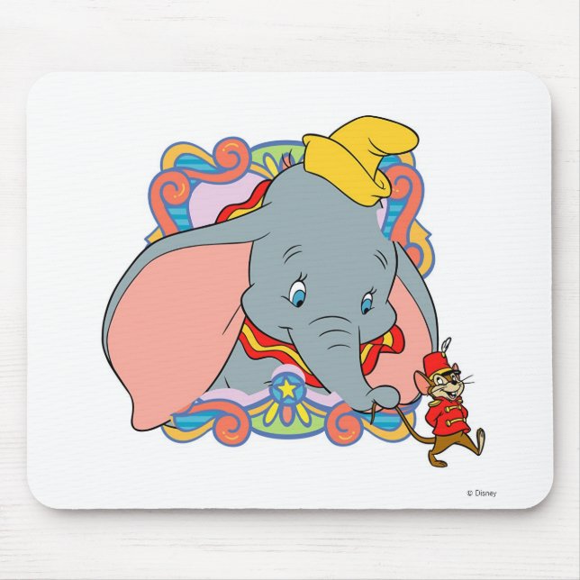 Tapis De Souris Dumbo Dumbo et Timot marchant (Devant)