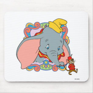 Tapis De Souris Dumbo Dumbo et Timot marchent