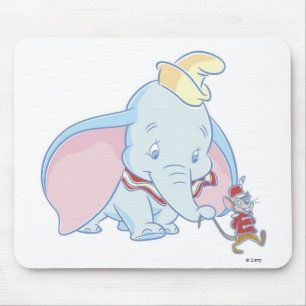 Tapis De Souris Dumbo Dumbo et Timothy Q. Souris parlant