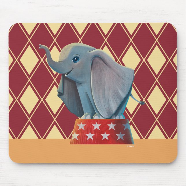 Tapis De Souris Dumbo | Podium du cirque du ciel souriant (Devant)