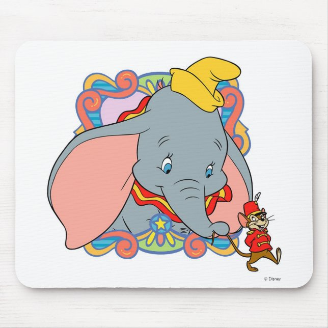 Tapis De Souris Dumbo sourit (Devant)