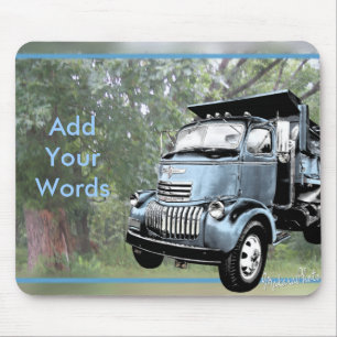 Tapis De Souris Dumptruck-Ajoutez YourWords