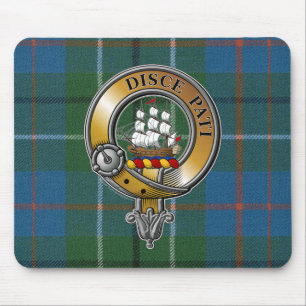 Tapis De Souris Duncan Tartan & Badge