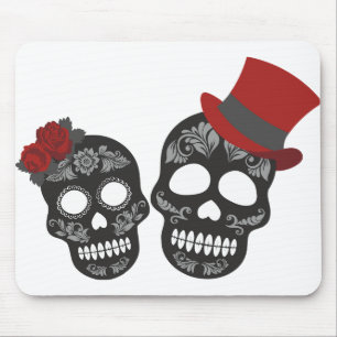 Tapis De Souris Duo de crâne noir Thunder_Cove