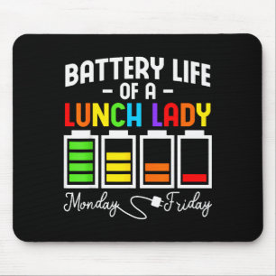 Tapis De Souris Durée de vie de la batterie d'une dame de cantine
