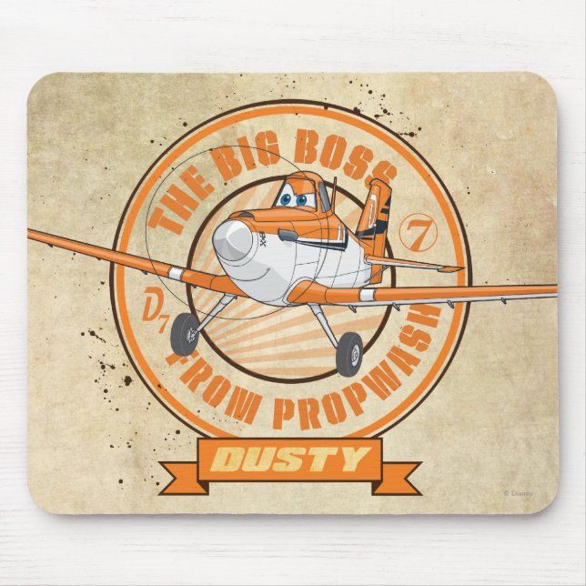 Tapis De Souris Dusty - Le grand patron de Propwash (Devant)