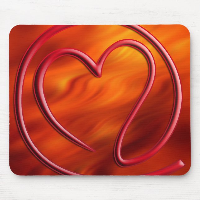 Tapis De Souris e m a i i l 4 o u | feu rouge (Devant)