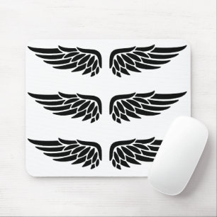 Tapis de souris Eagle Wing Noir&Blanc