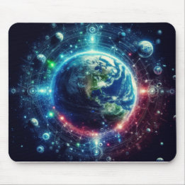 Tapis De Souris Earth and Planets Outer Space Mousepad