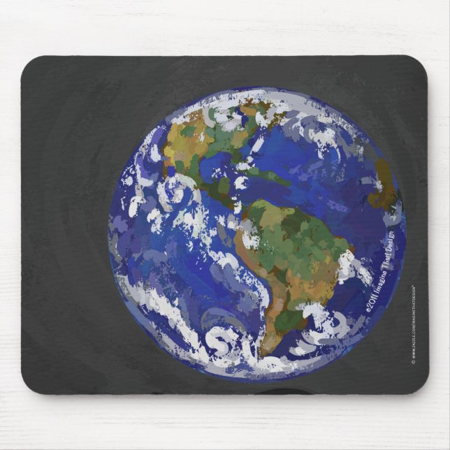 Tapis De Souris Earth Art Mousepad (Devant)