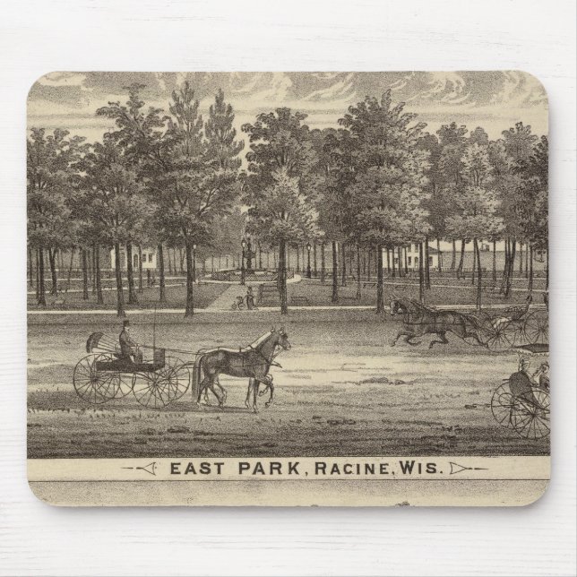 Tapis De Souris East Park, Racine et Oakland Farm (Devant)