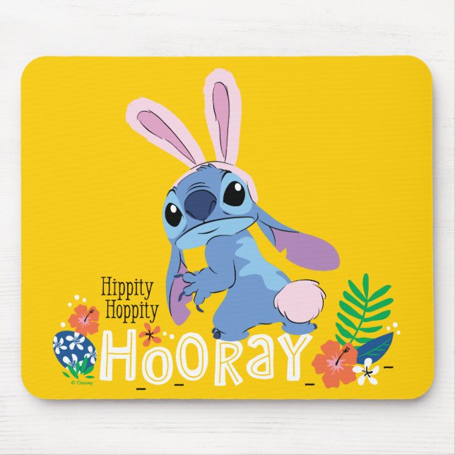 Tapis De Souris Easter Stitch | Hippity Hoppity Hooray (Devant)