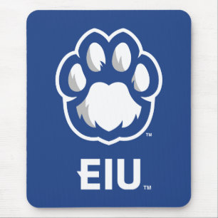 Tapis De Souris Eastern Illinois Panthers Empreinte de patte & EIU