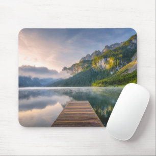 Tapis De Souris Eau Azure Alpine Lake, Autriche