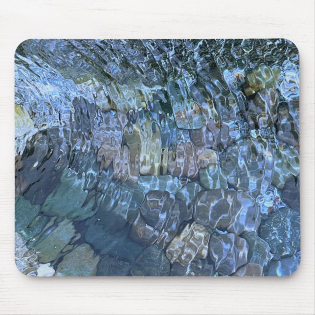 Tapis De Souris Eau de ruissellement, ruisseau, vapeur, Pierres so (Devant)