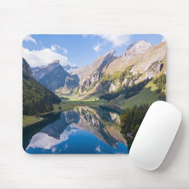 Tapis De Souris Eau | Lac Alpsee Suisse (Avec souris)