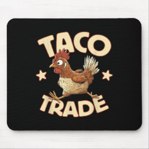 Tapis De Souris Échange de tacos, satire politique drôle sur les t