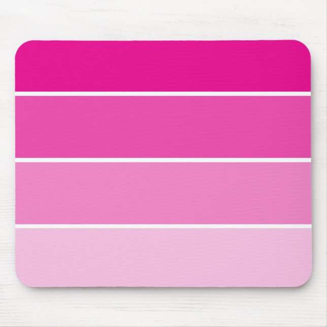 Tapis De Souris Échantillons de peinture rose vif (Devant)