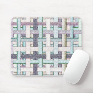 Tapis De Souris Échecs de couleur défraîchie en tissu ou en toile