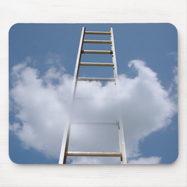 Tapis De Souris Échelle Dans Les Nuages (Devant)