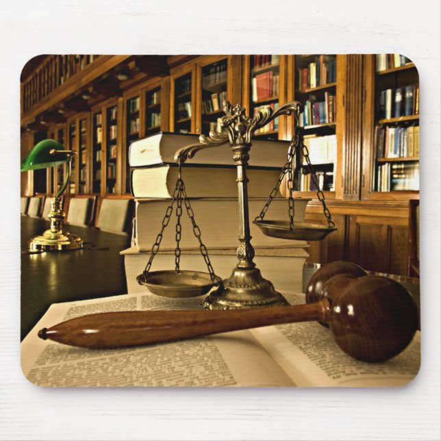 Tapis De Souris Échelles de Mousepad de mandataire d'avocat de (Devant)