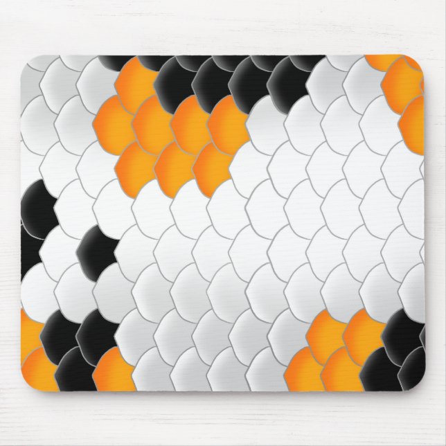 Tapis De Souris Échelles de poissons de Koi (Devant)
