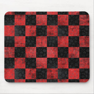 Tapis De Souris échiquier de feu rouge