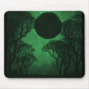 Tapis De Souris Éclipse foncée Mousepad de forêt